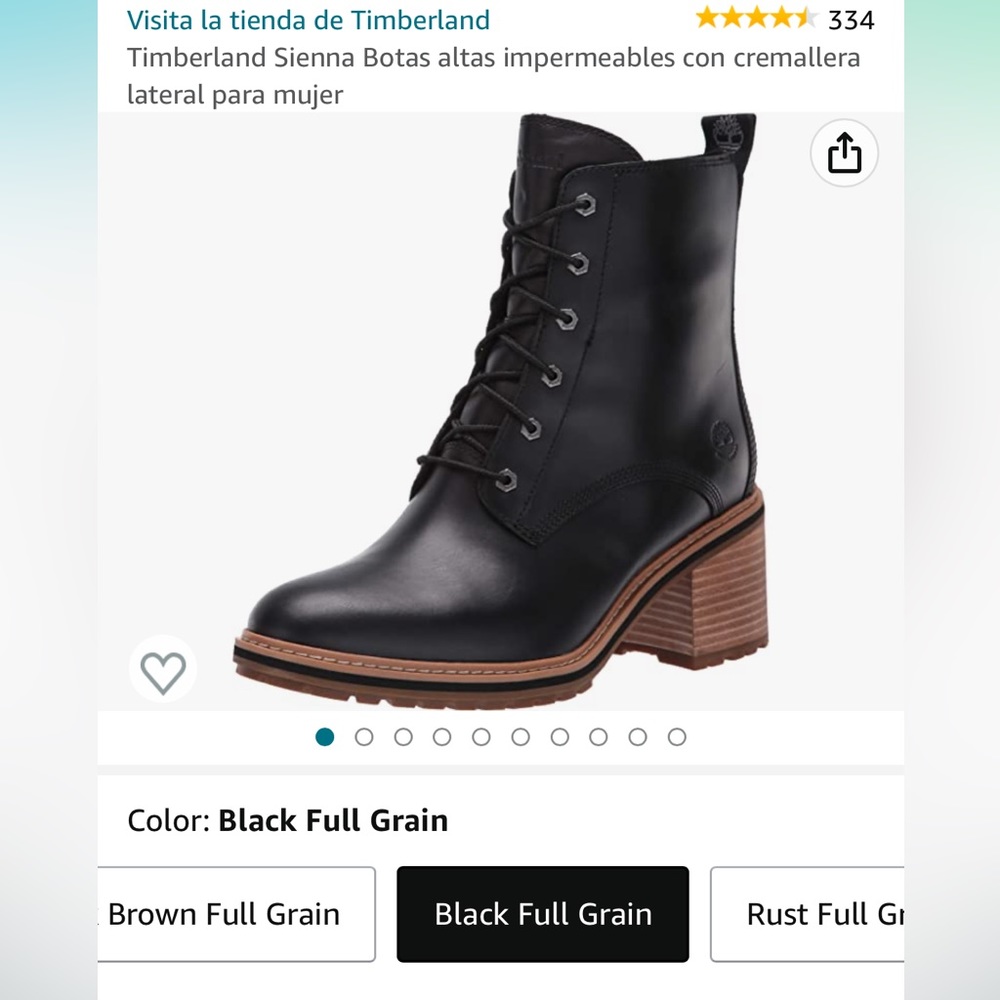 Timberland Sienna Waterproof Boots Size 10